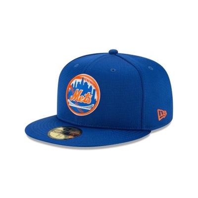 New York Mets Gorra | New Era MLB Clubhouse Collection 59fifty Fitted Cap Mexico - Azules